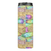 Bouteilles Isothermes Amusant Colorful Abstrait Artsy Faux Parties scint (Dos)