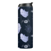 Bouteilles Isothermes Amusant Motif d'Halloween Spider Fantôme. (Tourné sur la gauche)