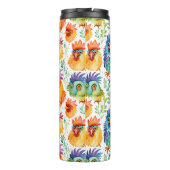 Bouteilles Isothermes Amusant Whimsical Aquarelle Style Poulets (Dos)