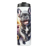 Bouteilles Isothermes Amusants floraux du Bulldog français (Devant)