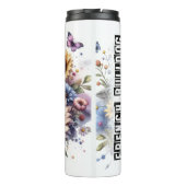 Bouteilles Isothermes Amusants floraux du Bulldog français (Dos)