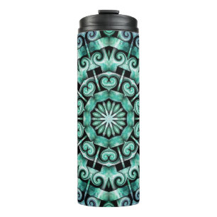 Bouteilles Isothermes Amusants Turquoises et noirs