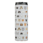 Bouteilles Isothermes Amusement animal : Chiens de chats Doodle Mix (Dos)