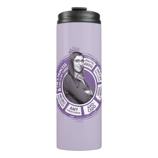 Bouteilles Isothermes Amy Farrah Fowler - Graphique d'informations (Devant)