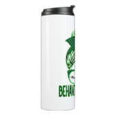 Bouteilles Isothermes Analyste du comportement BCBA Messy Bun St Patrick (Tourné sur la gauche)