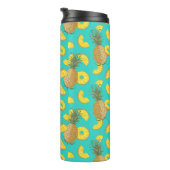 Bouteilles Isothermes Ananas de couleur turquoise (Tourné sur la droite)