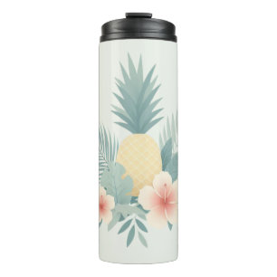 Bouteilles Isothermes Ananas floral & Hawaiian