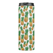 Bouteilles Isothermes Ananas Motif personnalisé monogramme tumbler (Dos)
