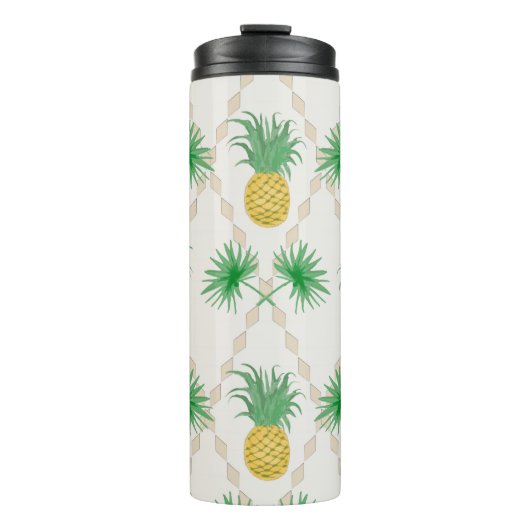 Bouteilles Isothermes Ananas, rétro (Devant)