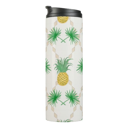 Bouteilles Isothermes Ananas, rétro (Tourné sur la droite)