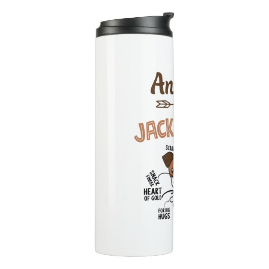 Bouteilles Isothermes Anatomie D'Un Jack Russell Terrier (Tourné sur la gauche)