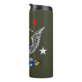 Bouteilles Isothermes Ancien aigle patriotique (Tourné sur la droite)