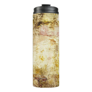 Bouteilles Isothermes Ancien mur endommagé fond abstrait, vieilli, archi