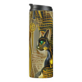Bouteilles Isothermes Ancienne déesse de chat égyptienne Bastet AI Art (Tourné sur la droite)