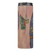 Bouteilles Isothermes Ancienne déesse égyptienne Paruline thermique (Dos)