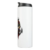 Bouteilles Isothermes Ancre des os croisés du crâne de pirate (Tourné sur la droite)