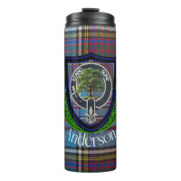 Anderson Scottish Clan Tartan et Crest