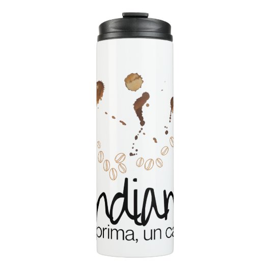 Bouteilles Isothermes Andiamo ! Ma Prima, Un Caffè (Devant)