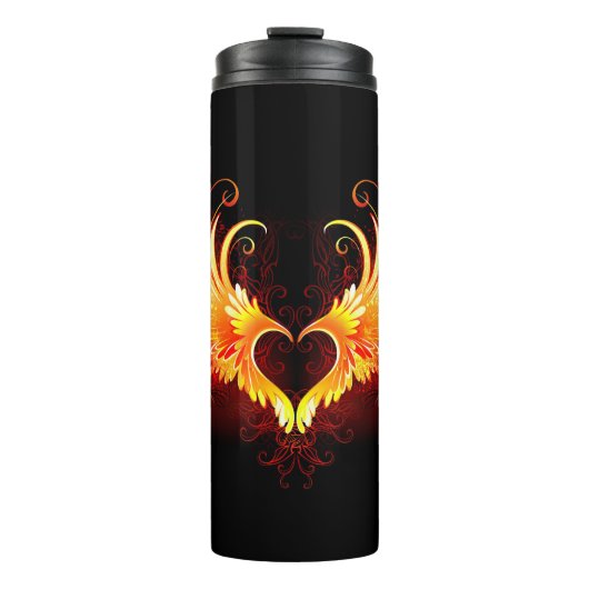 Bouteilles Isothermes Angel Fire Heart with Wings (Devant)