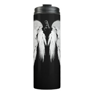 Bouteilles Isothermes ANGEL WINGS Black Custom Monogramme