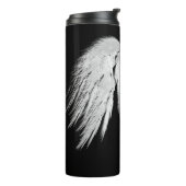 Bouteilles Isothermes ANGEL WINGS Black Custom Monogramme (Tourné sur la gauche)