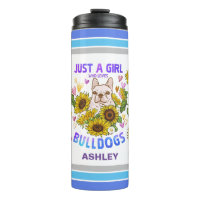 Anglais Bulldog Lover Sunflower Trainer Floral