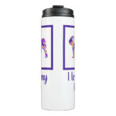 Bouteilles Isothermes Anglais Bulldog migte animal de compagnie Silhouet (Devant)