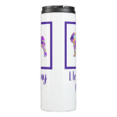 Bouteilles Isothermes Anglais Bulldog migte animal de compagnie Silhouet (Dos)