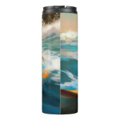 Bouteilles Isothermes Anglais Setter Beach Surfing Painting (Dos)