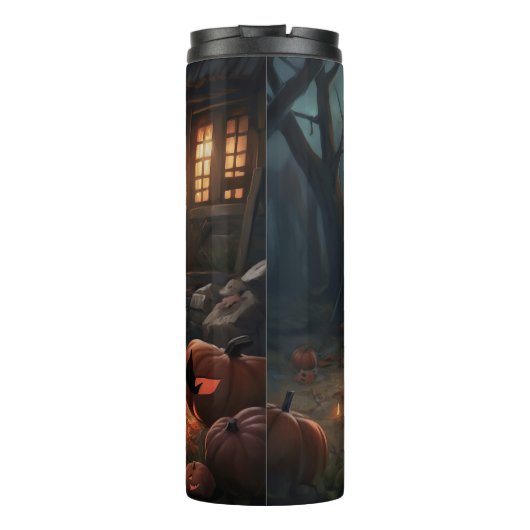 Bouteilles Isothermes Anglais Springer espagnol Citrouille Halloween eff (Dos)