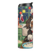 Bouteilles Isothermes Anglais Springer Spaniel Gastronomie : Festif (Tourné sur la gauche)