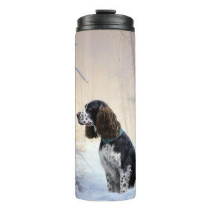 Bouteilles Isothermes Anglais Springer Spaniel Laissez-le neiger Noël