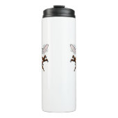 Bouteilles Isothermes Angry Wasp Cartoon Insect Graphic Art (Devant)