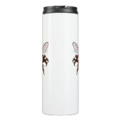 Bouteilles Isothermes Angry Wasp Cartoon Insect Graphic Art (Dos)