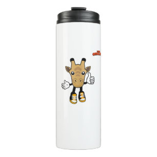 Bouteilles Isothermes animal émoji girafe pouce vers le haut