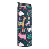 Bouteilles Isothermes Animaux de vacances et icônes Motif (Tourné sur la droite)