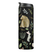 Bouteilles Isothermes Animaux mignons : Aquarelle Tirée À La Main. (Tourné sur la droite)