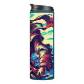 Bouteilles Isothermes Anime de pirate d'Imaginaire - Coupe de bois 2 (Tourné sur la droite)