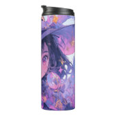 Bouteilles Isothermes Anime Manga Cute Witch Inspirée Tumbler (Tourné sur la droite)