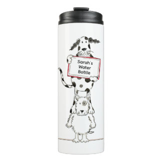 Bouteilles Isothermes Anniversaire Acrobates de Chien Mignon Personnalis