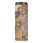 Bouteilles Isothermes Antique vieille carte inspirée (5) (Dos)