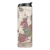 Bouteilles Isothermes Antique vieille carte inspirée (9) (Tourné sur la gauche)