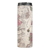 Bouteilles Isothermes Antique vieille carte inspirée (9) (Dos)