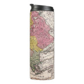 Bouteilles Isothermes Antique vieille carte inspirée (9) (Tourné sur la droite)