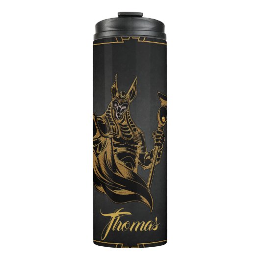 Bouteilles Isothermes Anubis antique d'Egypte. (Devant)