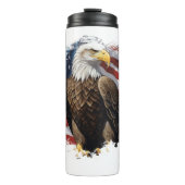 Bouteilles Isothermes *~* AP16 Aigle chauve Patriotique Nous le peuple D (Devant)