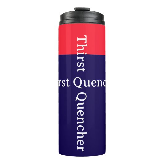 Bouteilles Isothermes Apaisant Soif Rouge Bleu (Devant)