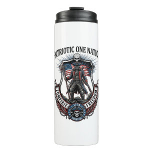 Bouteilles Isothermes Apocalypse de Zombies Guerrier Patriotique Fou Rou