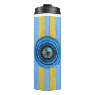 Bouteilles Isothermes Appareil photo bleu