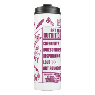 Bouteilles Isothermes Appréciation pour les professeurs d'art - Cadeaux